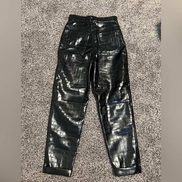 H&M Pants & Jumpsuits Hm Faux Leather Pants Poshmark